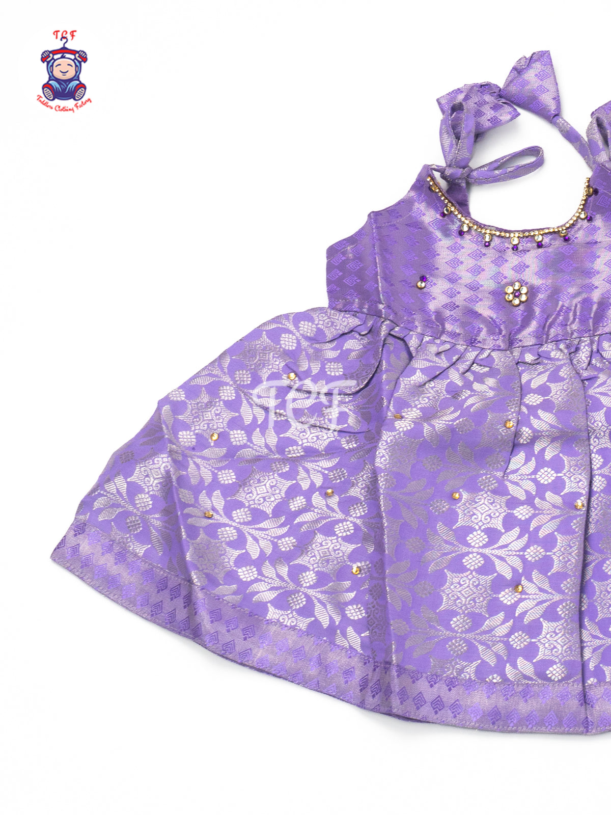 Royal Purple Grace - New born Frock