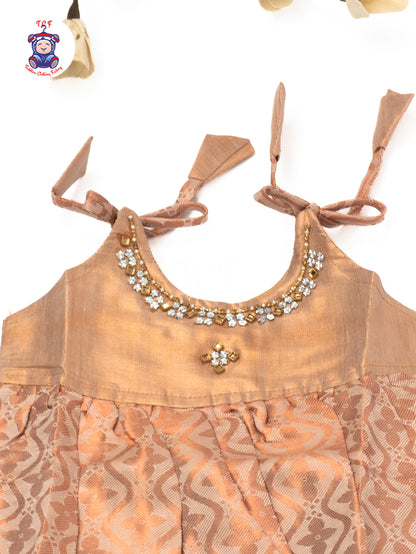 Royal Copper Grace - New born Frock