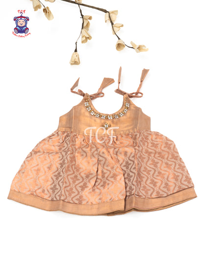 Royal Copper Grace - New born Frock