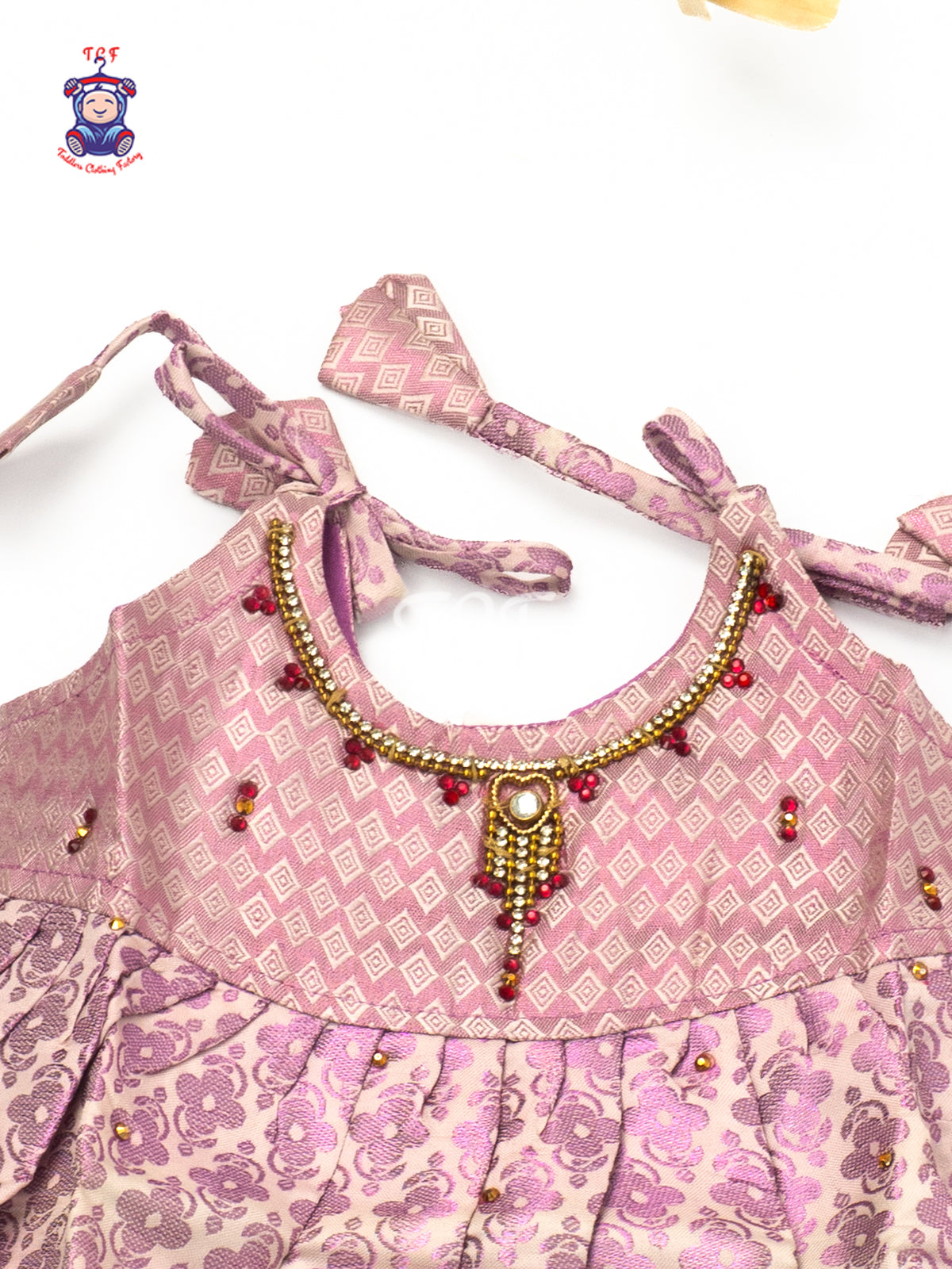 Blush Gold Grace - New born Frock