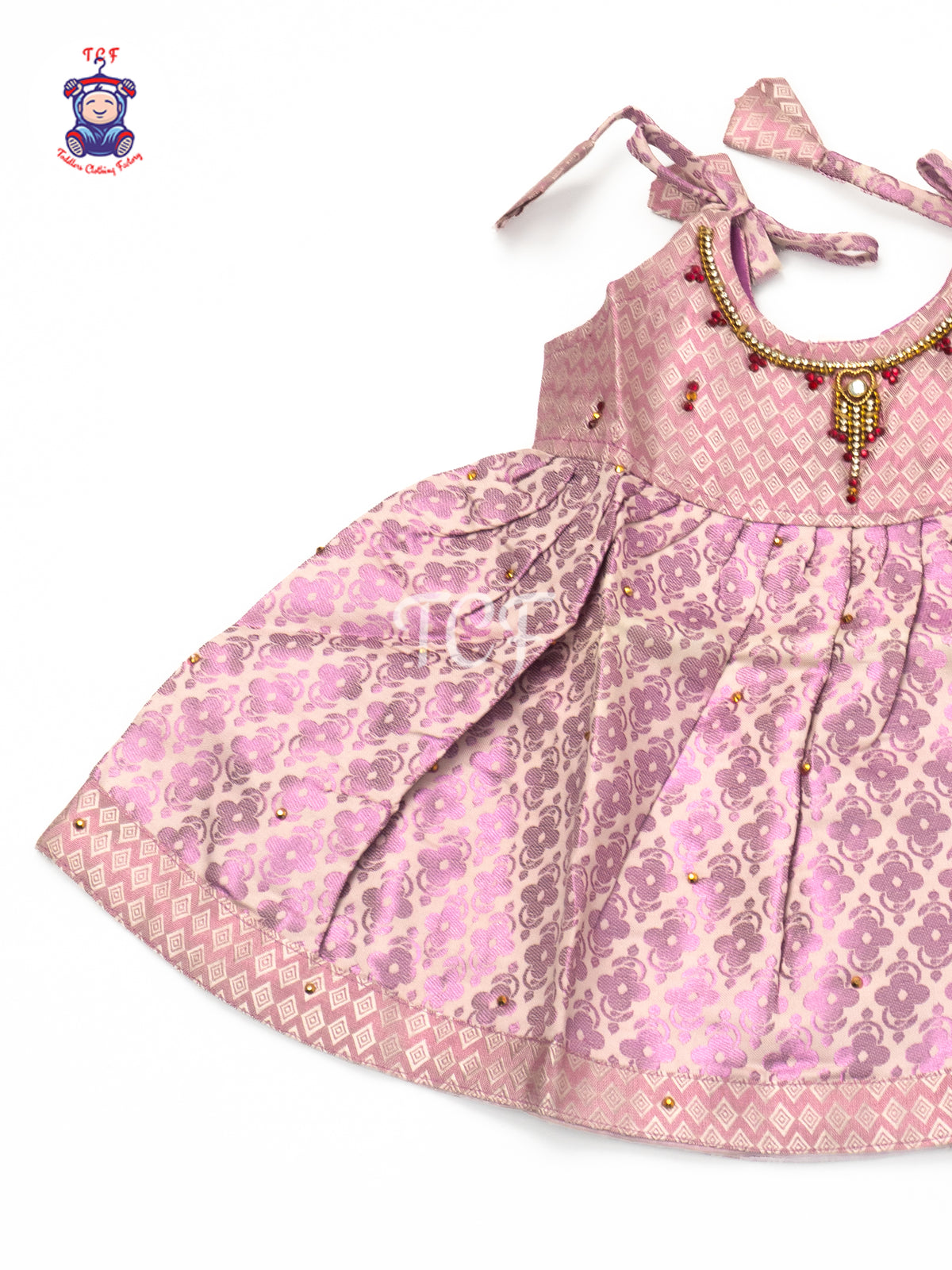 Blush Gold Grace - New born Frock