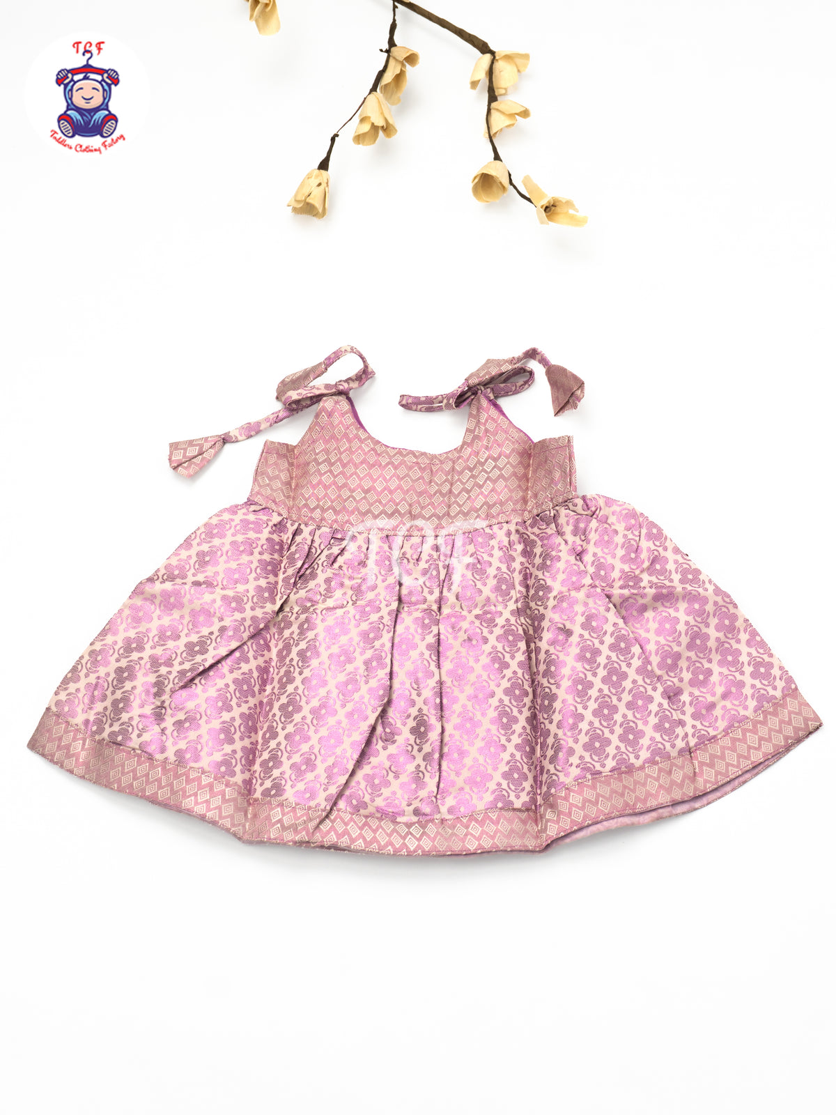 Blush Gold Grace - New born Frock