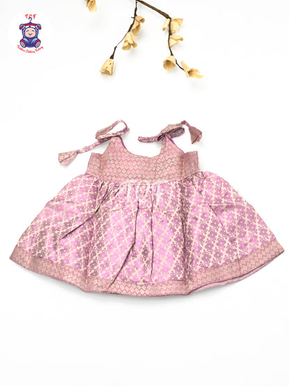 Blush Gold Grace - New born Frock