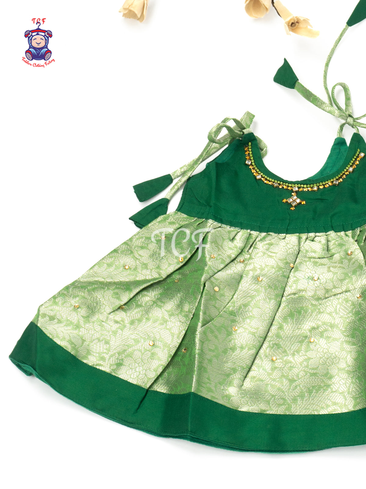 Emerald Royal Grace - New born Frock
