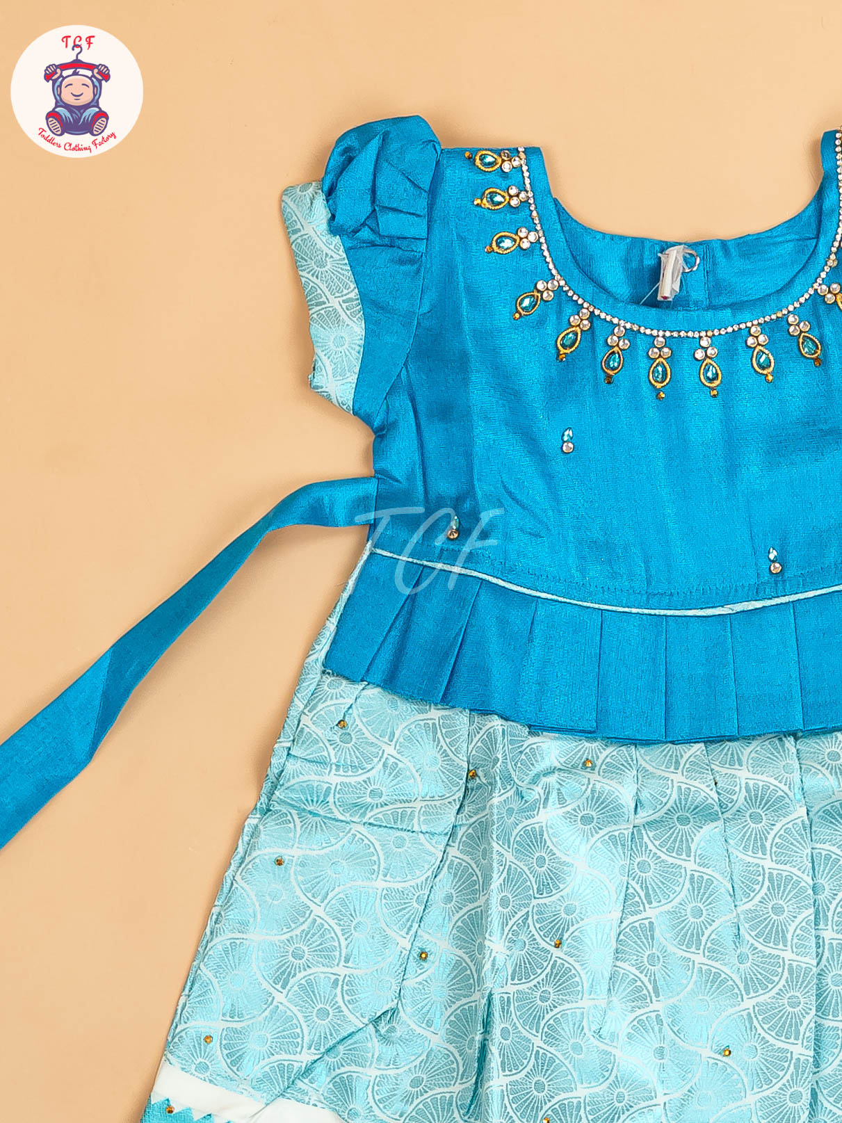 Sky Blue - Tissue Cotton Frocks
