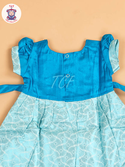 Sky Blue - Tissue Cotton Frocks