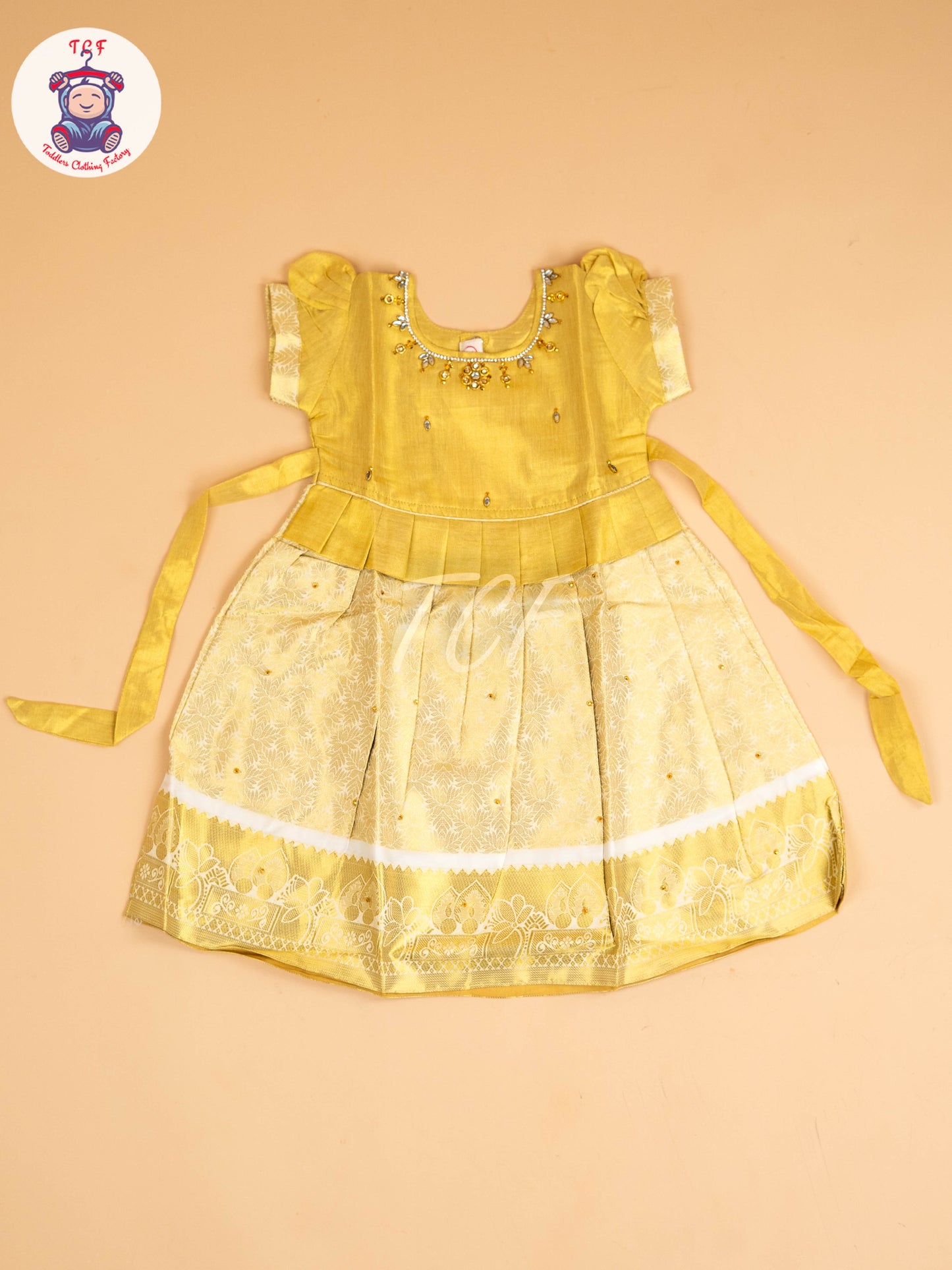 Gold - Tissue Cotton Frocks