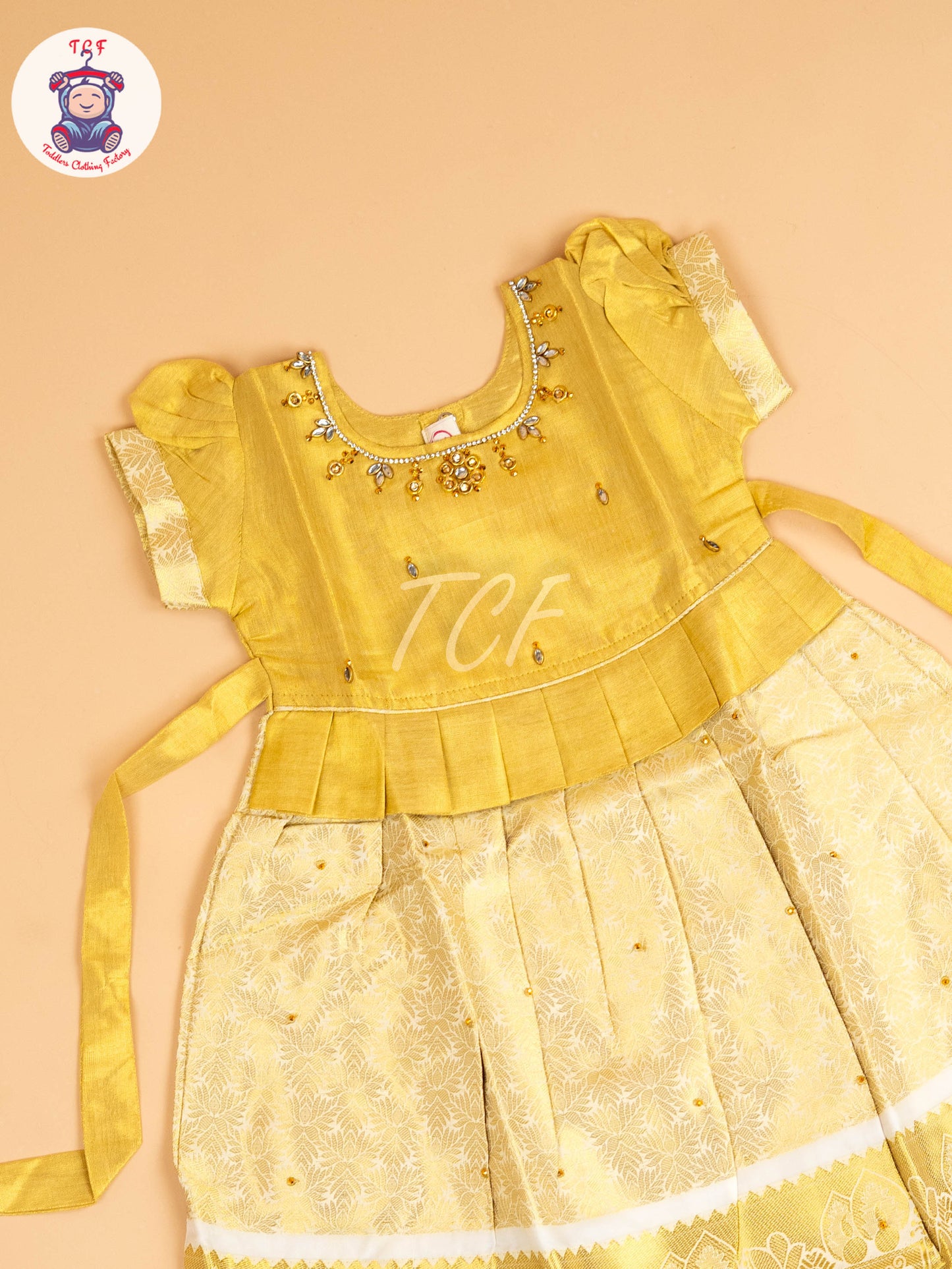 Gold - Tissue Cotton Frocks