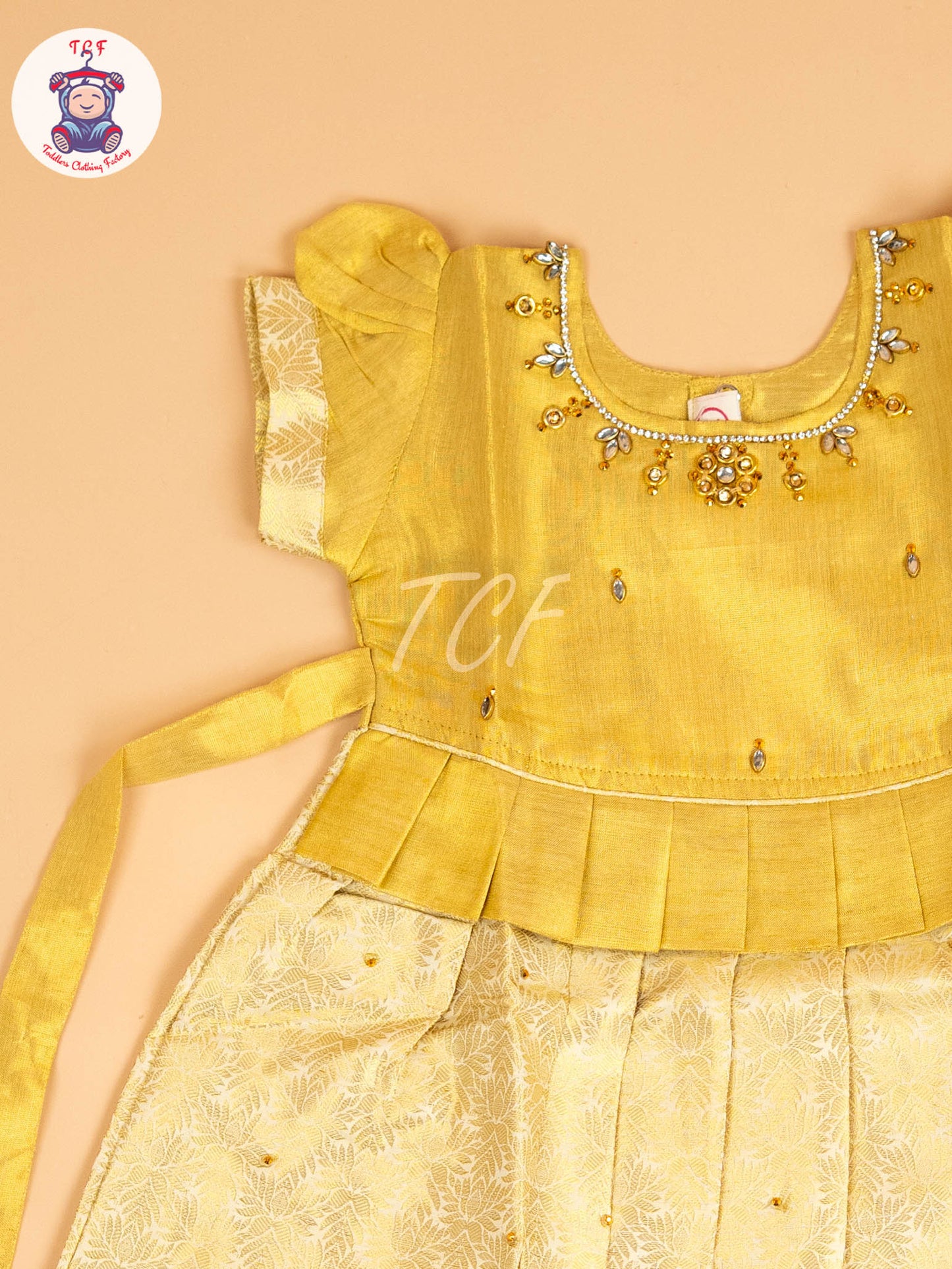 Gold - Tissue Cotton Frocks