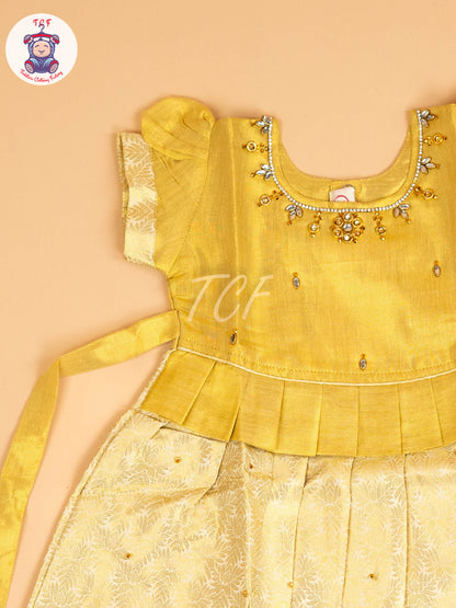 Gold - Tissue Cotton Frocks