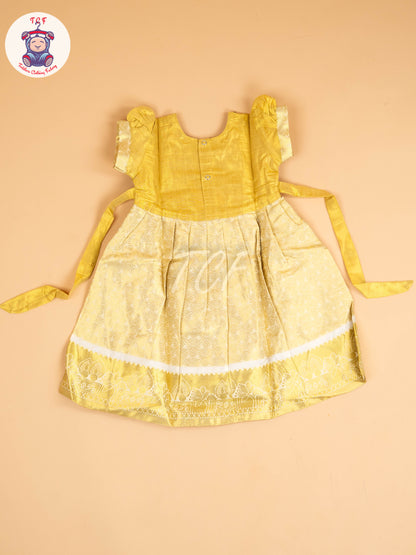 Gold - Tissue Cotton Frocks