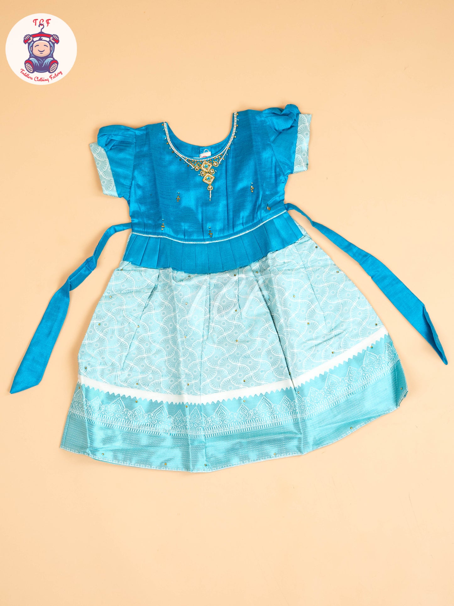 Sky Blue - Tissue Cotton Frocks