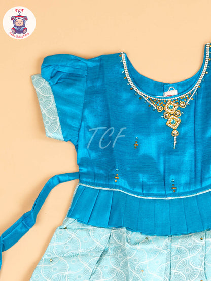 Sky Blue - Tissue Cotton Frocks