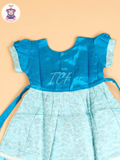 Sky Blue - Tissue Cotton Frocks