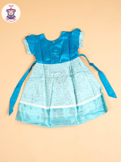Sky Blue - Tissue Cotton Frocks