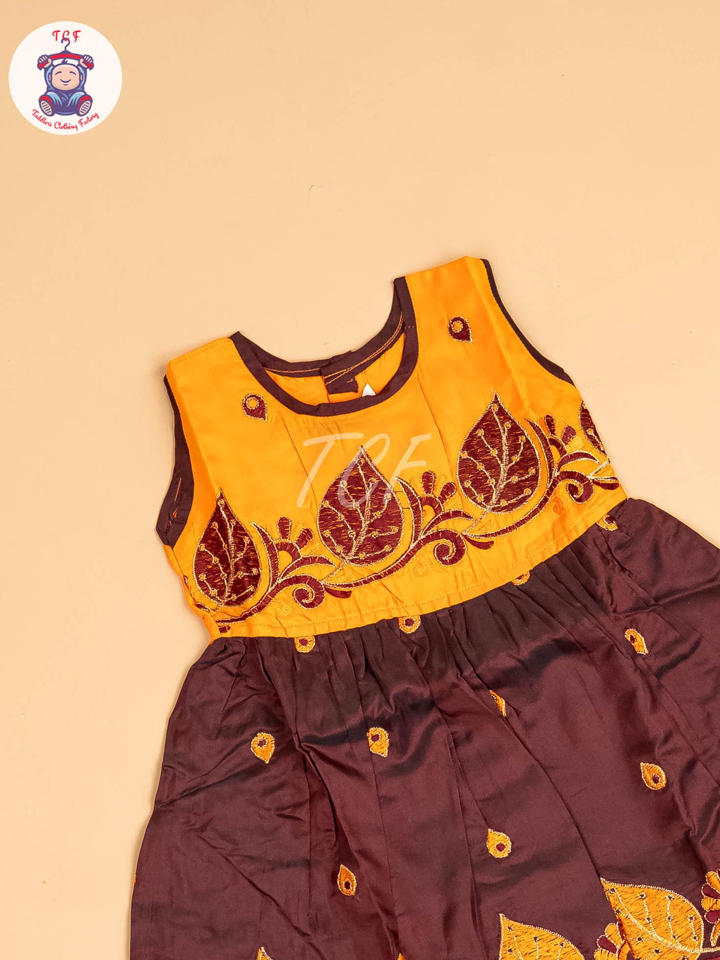 Mustard & Maroon - Frock
