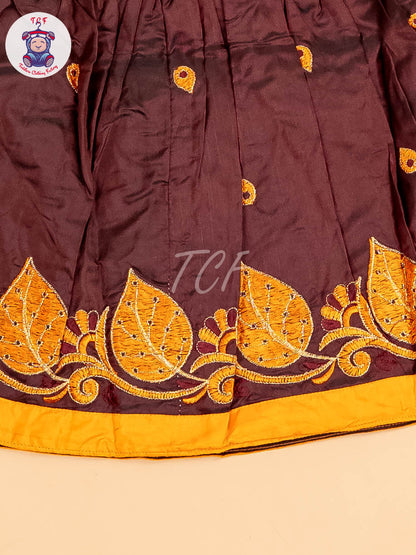 Mustard & Maroon - Frock