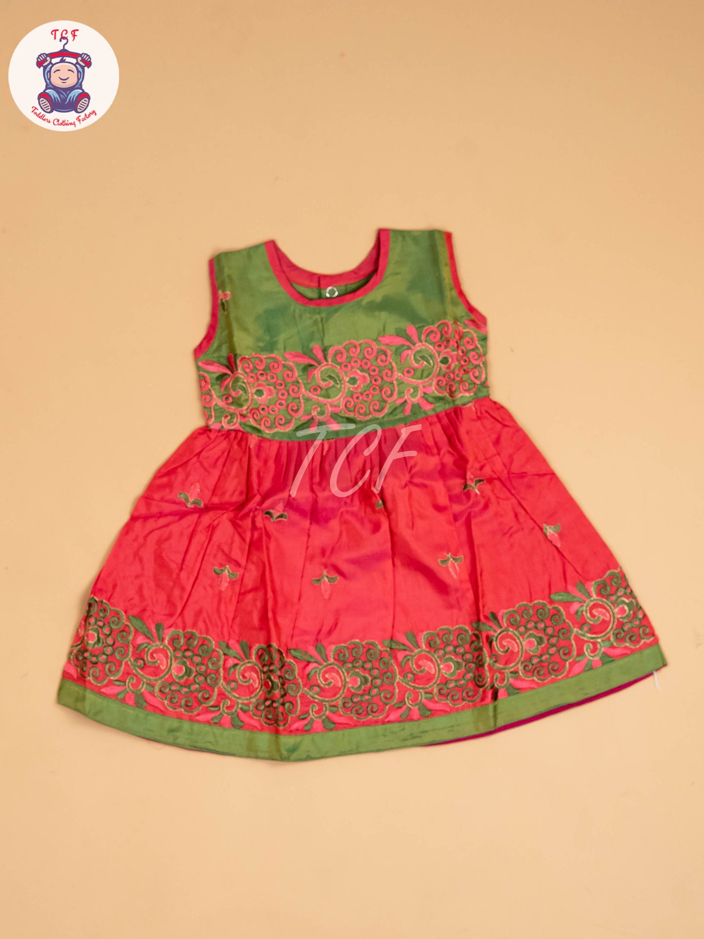 Green & Pink - Frock