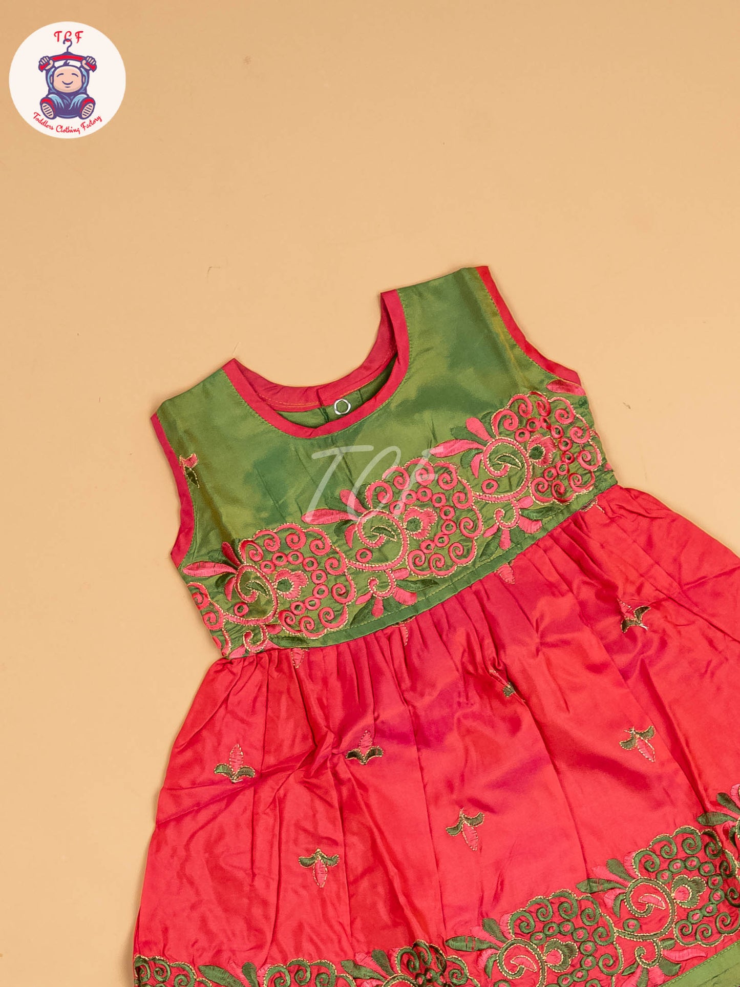 Green & Pink - Frock