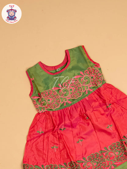 Green & Pink - Frock