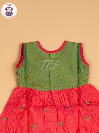 Green & Pink - Frock