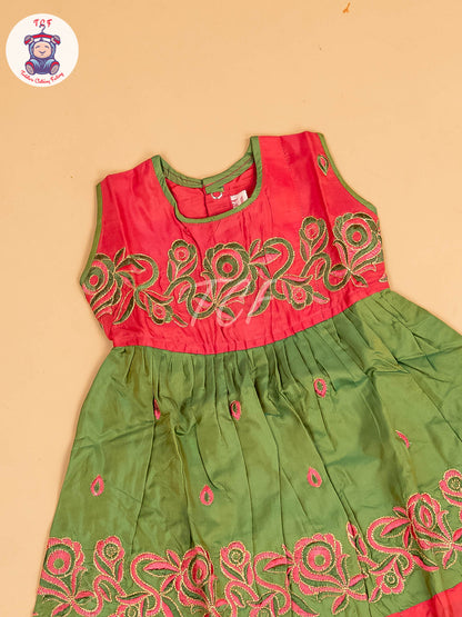 Pink & Green - Frock