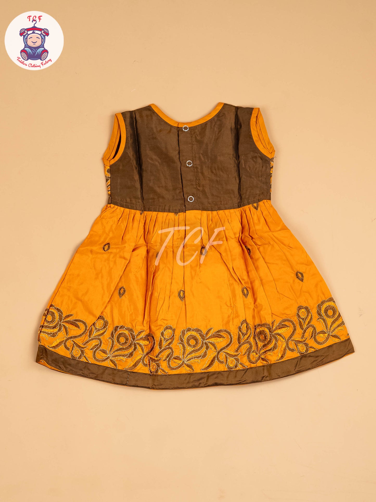 Brown & Mustard - Frock