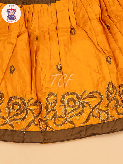 Brown & Mustard - Frock