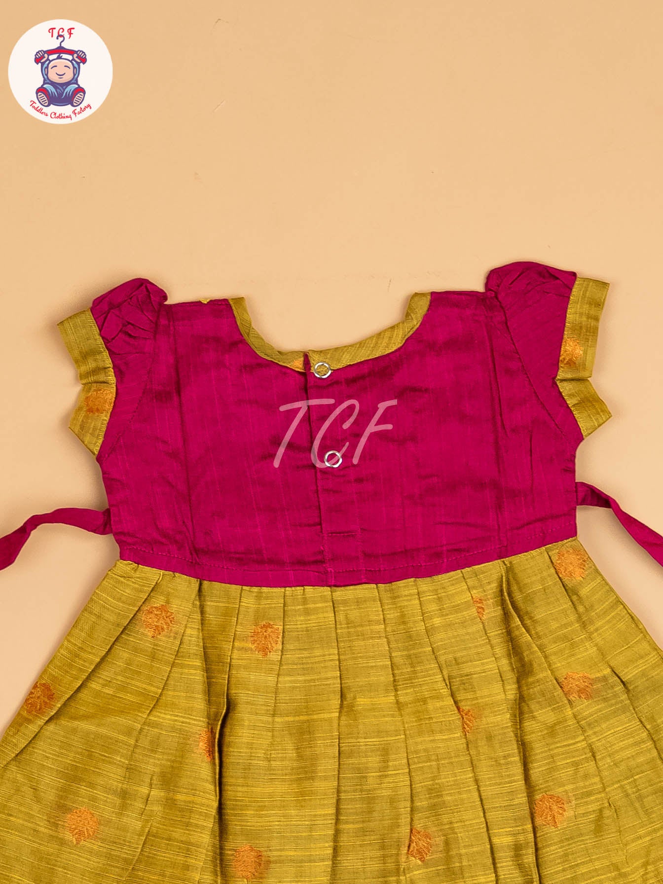 Magenta & Green - Frock