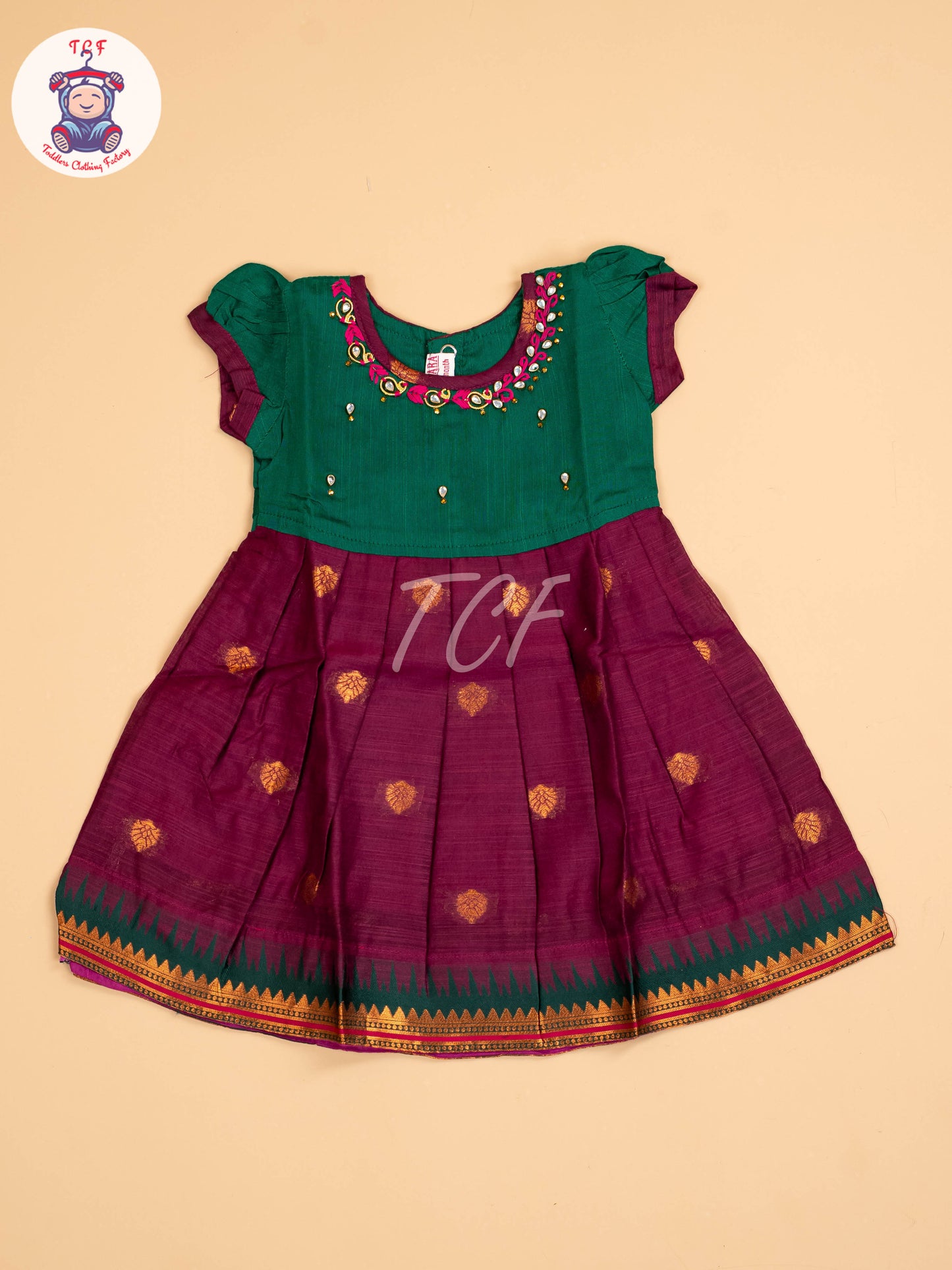 Green & Purple - Frock