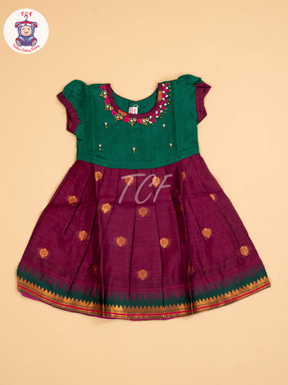 Green & Purple - Frock