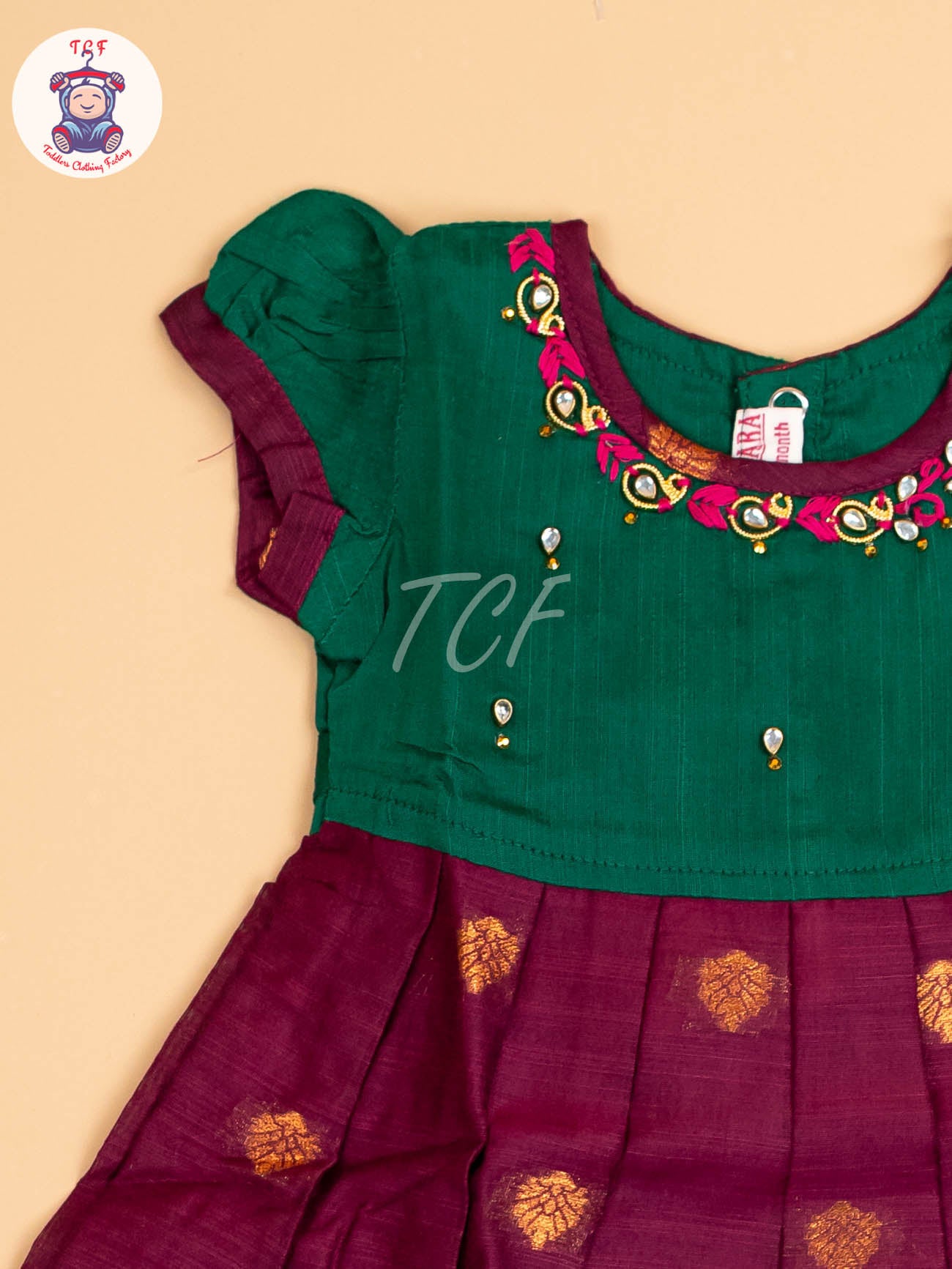 Green & Purple - Frock