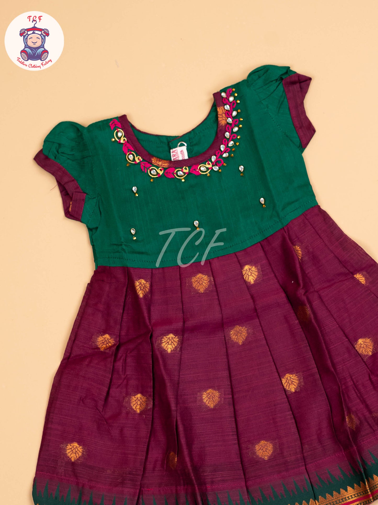 Green & Purple - Frock