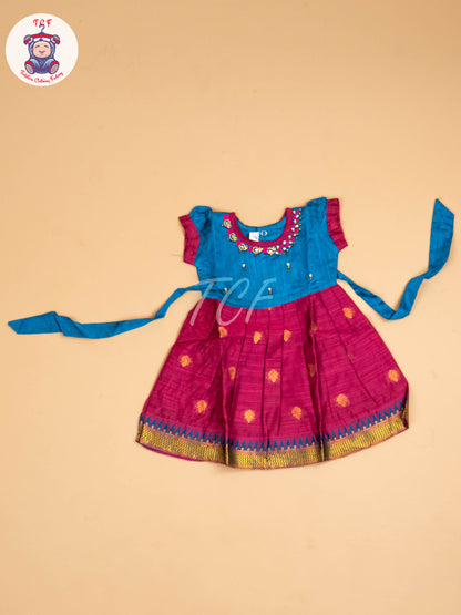 Blue & Purple - Frock