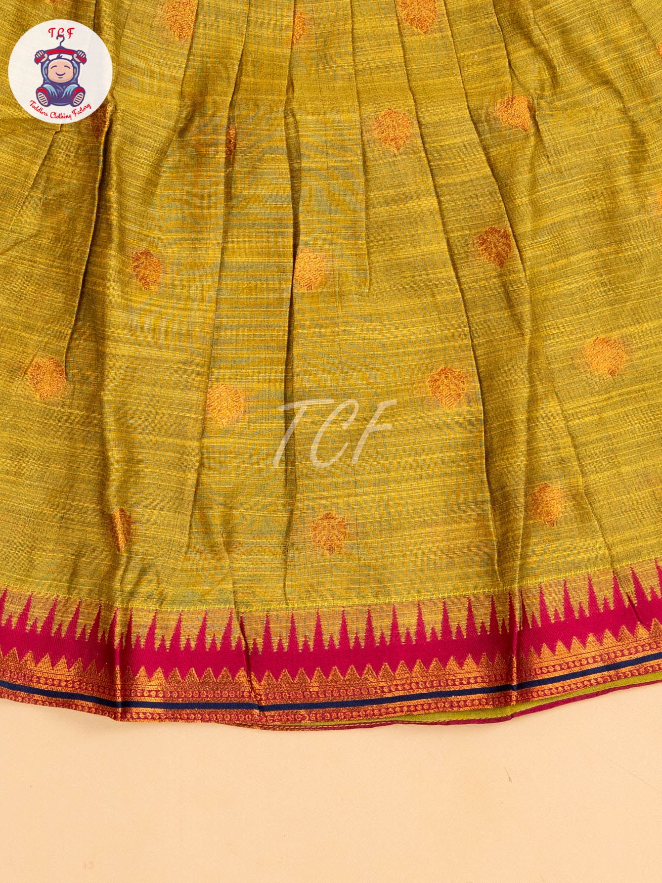 Magenta & Green - Frock
