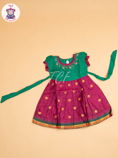 Green & Purple - Frock