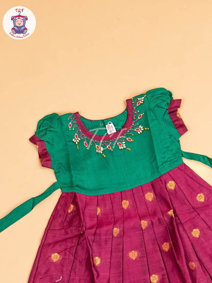 Green & Purple - Frock