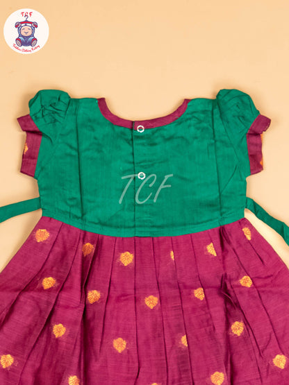 Green & Purple - Frock