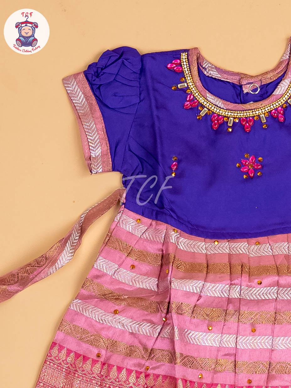 Blue & Pink - Frock