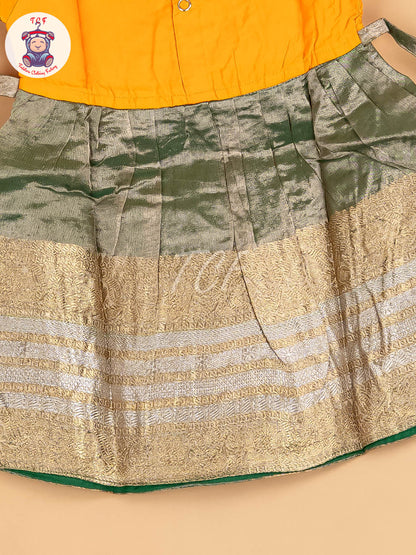 Mustard & Lite Green - Frock