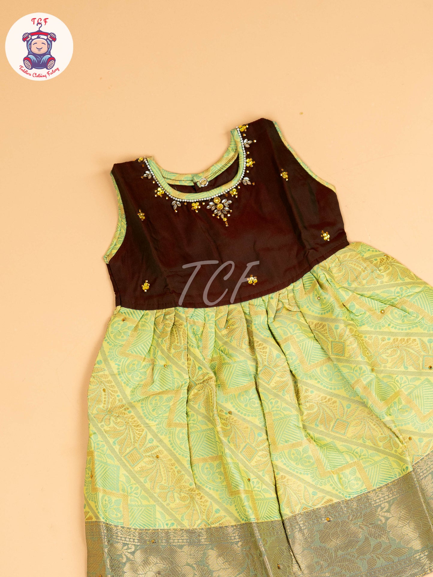 Brown & Green - Frock