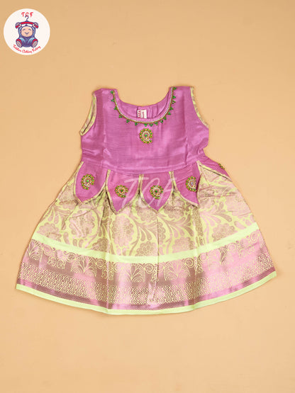 Lavender & Lite Green - Frock