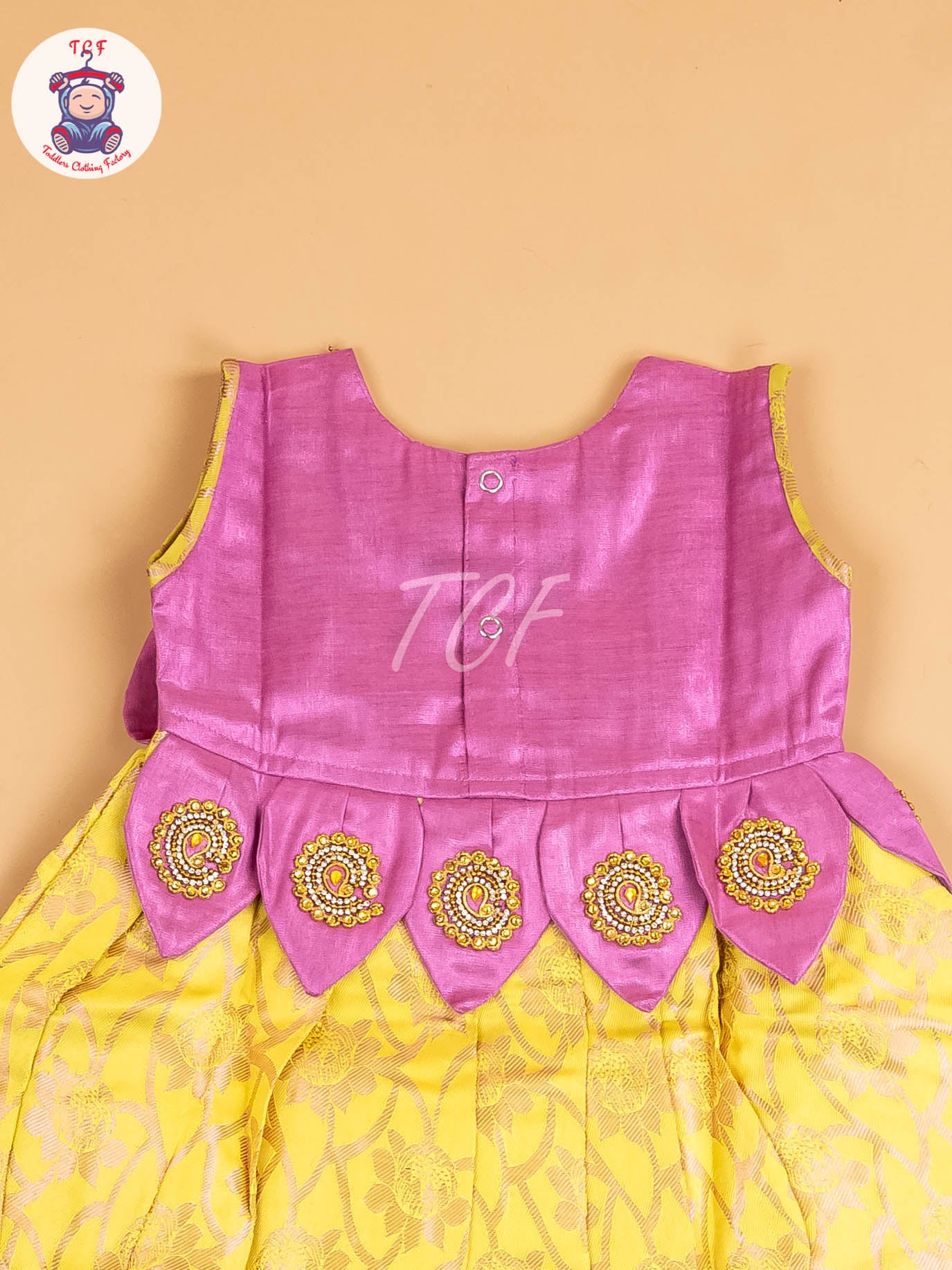 Lavender & Yellow - Frock