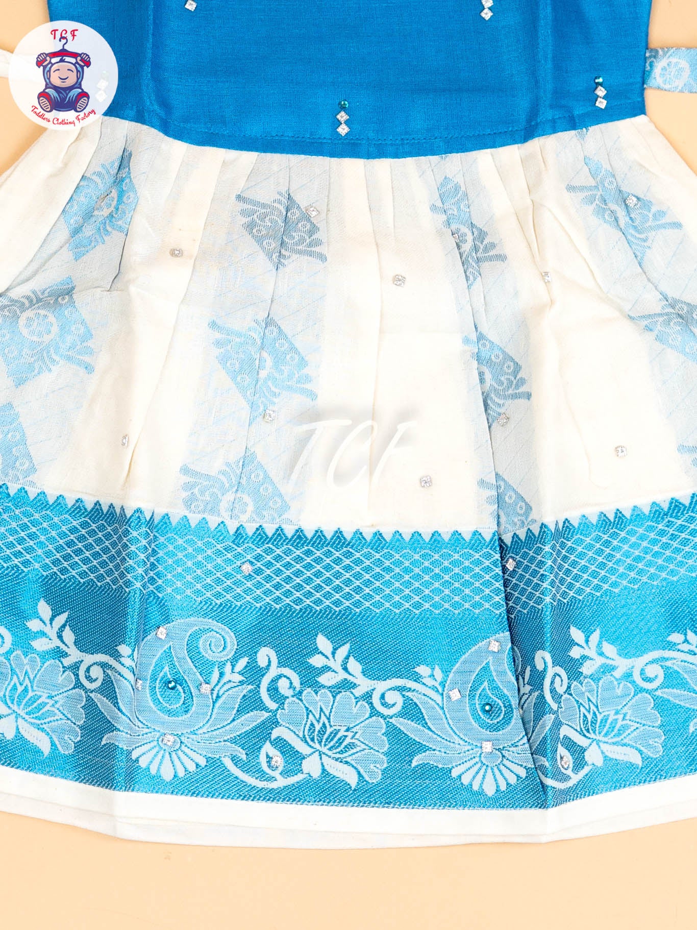 Blue - Tissue Cotton Frocks