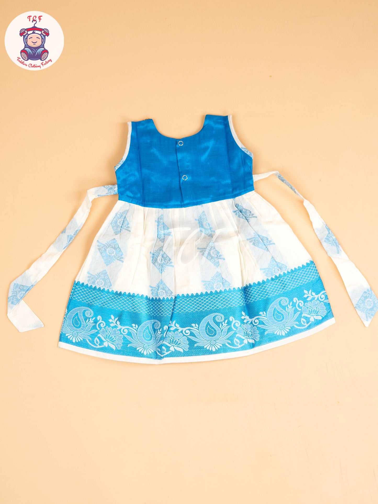 Blue - Tissue Cotton Frocks