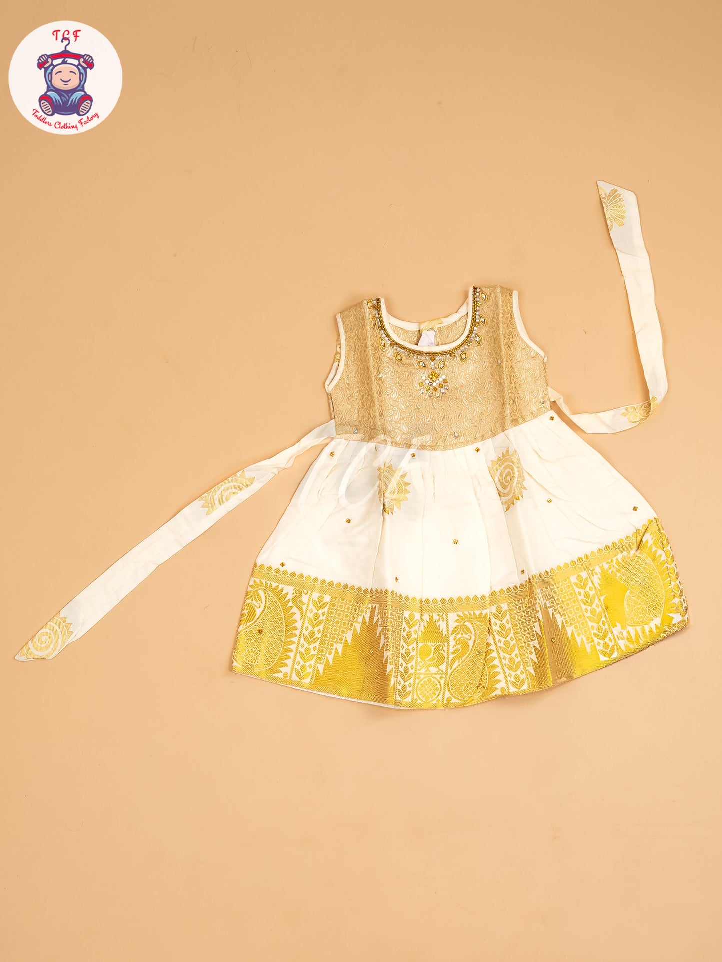 Gold - Tissue Cotton Frocks