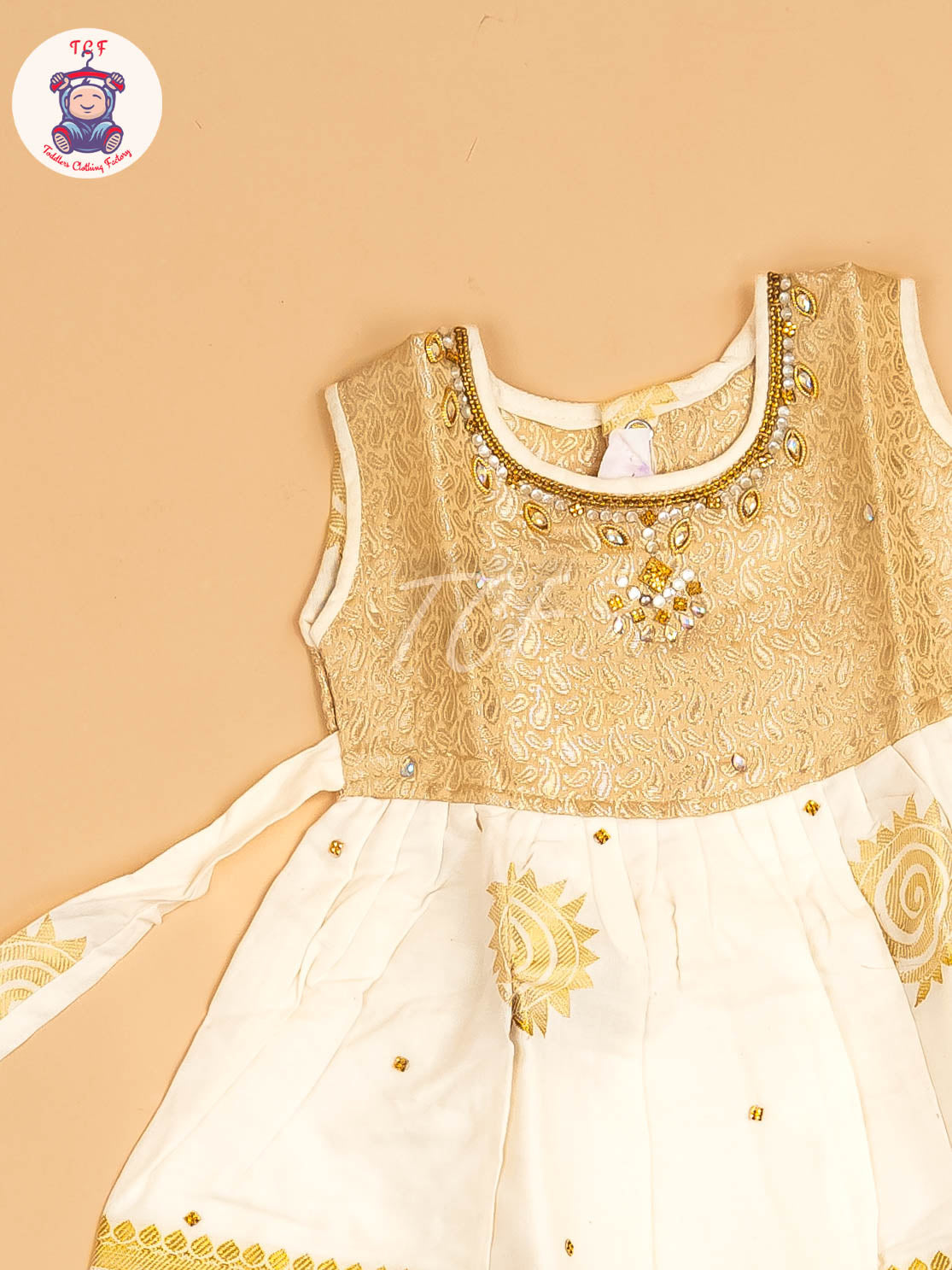 Gold - Tissue Cotton Frocks