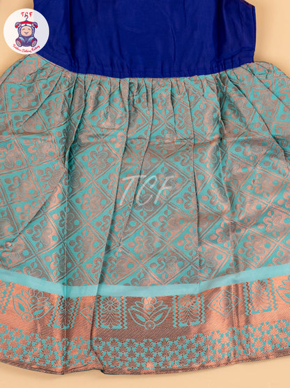 Blue & Teal Blue - Frock
