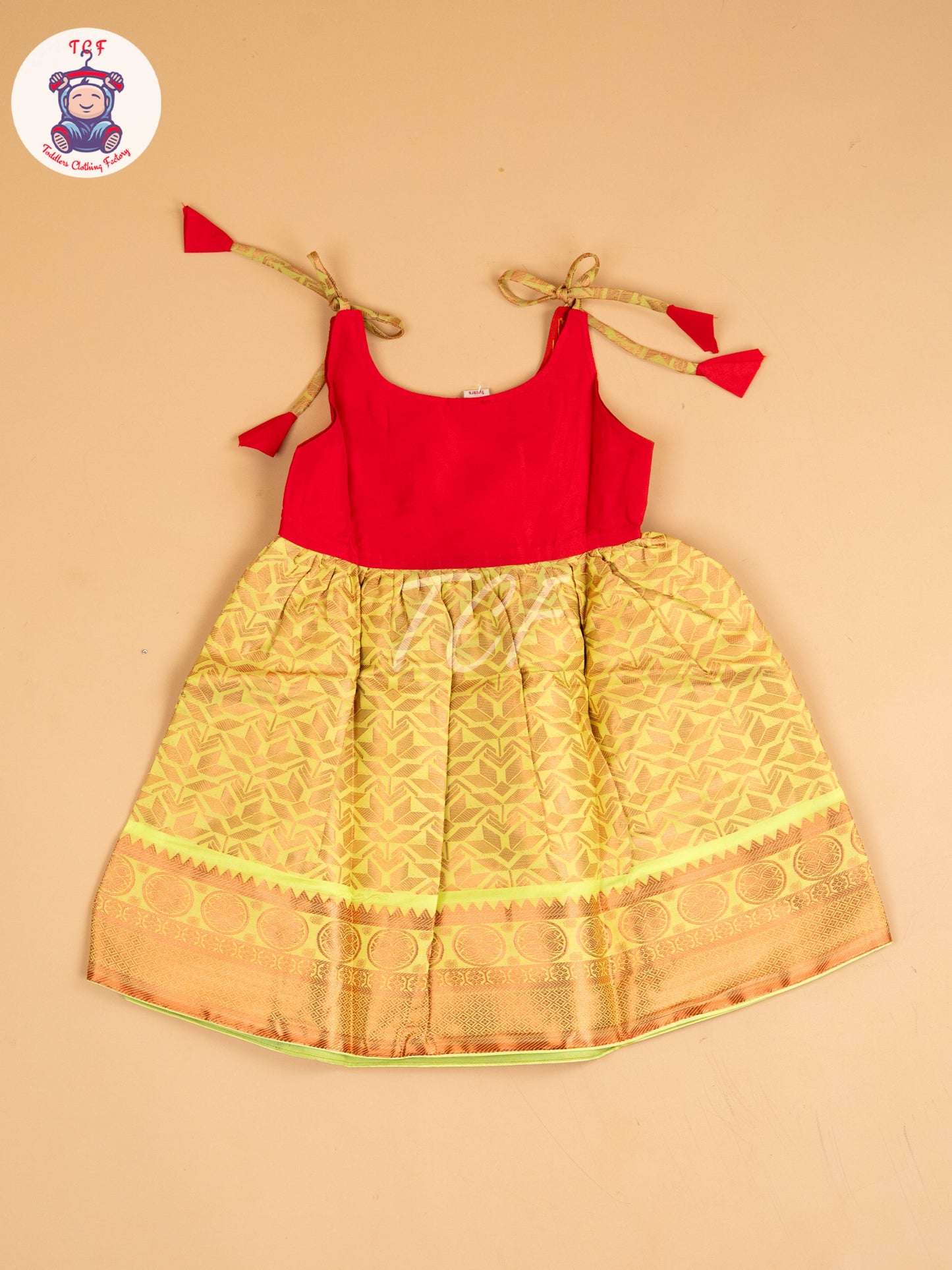 Pink & Lite Green - Frock