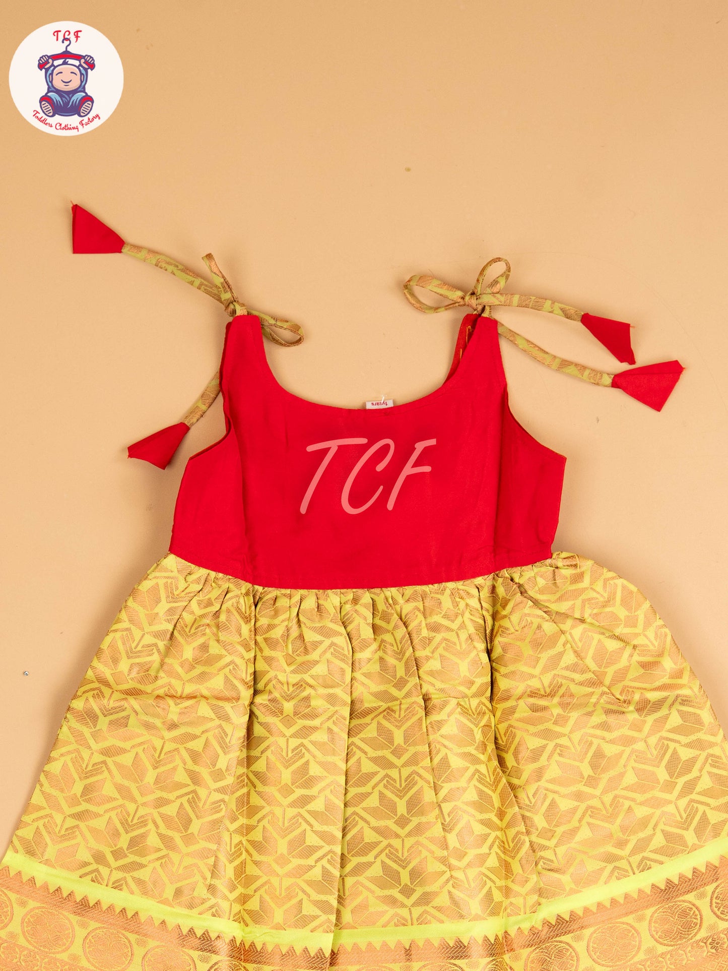 Pink & Lite Green - Frock